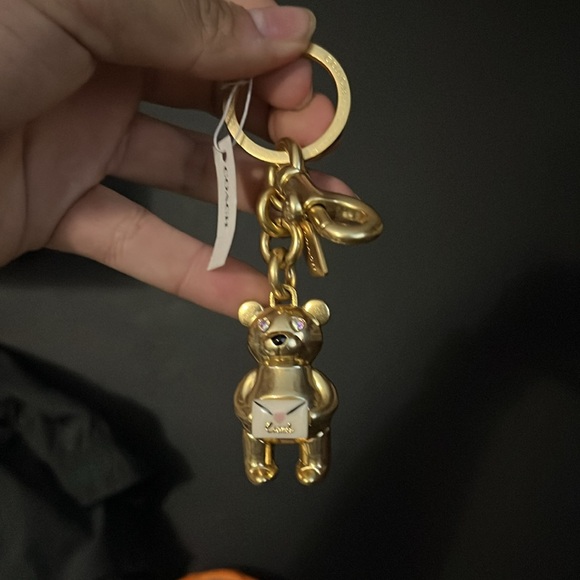 NWT COACH Bear bag charm - Picture 2 of 2